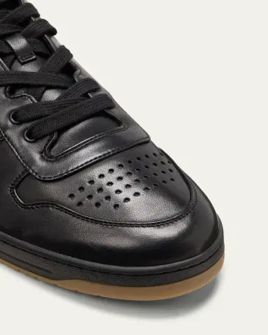 Prada Men's Downtown Napa Leather Low-Top Sneakers | Thumbnail 3 Prada Men's Downtown Napa Leather Low-Top Sneakers | Thumbnail 3