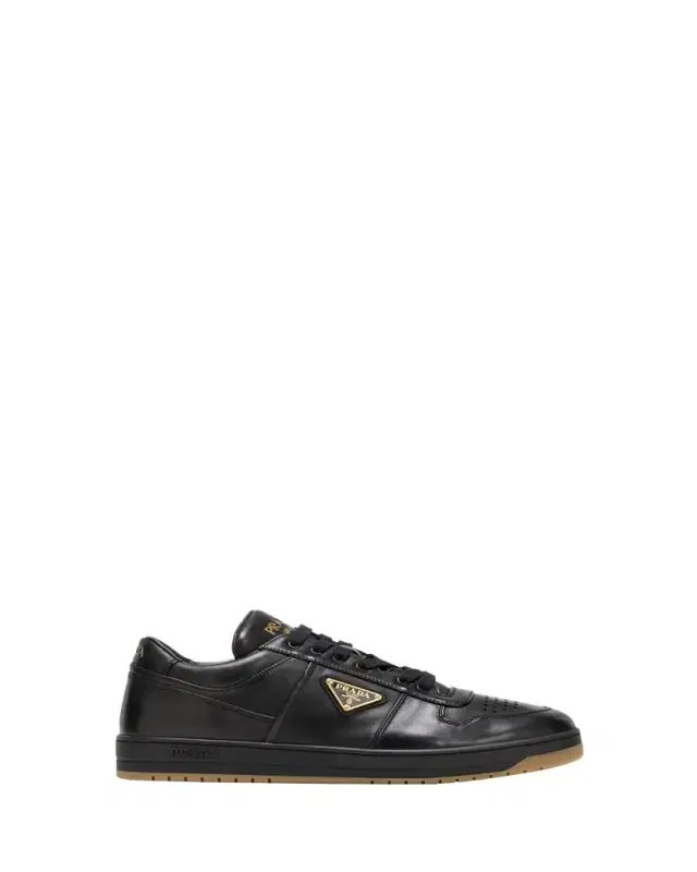 Prada Men's Downtown Napa Leather Low-Top Sneakers