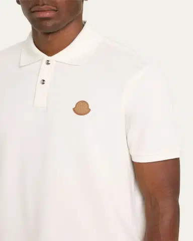 Moncler Men's Small Logo Polo Shirt | Thumbnail 5 Moncler Men's Small Logo Polo Shirt | Thumbnail 5