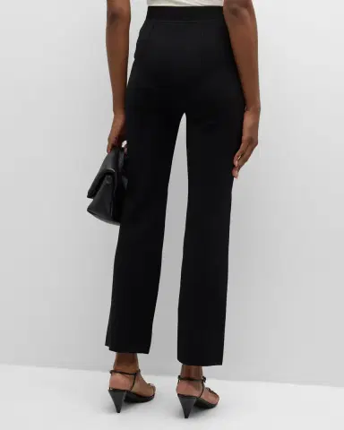 SIMKHAI Ashlon Slim Ankle Pull-On Pants | Thumbnail 2