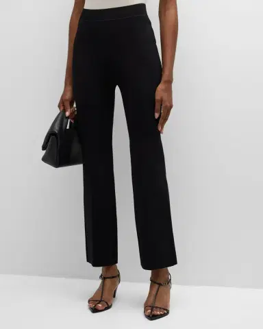 SIMKHAI Ashlon Slim Ankle Pull-On Pants | Thumbnail 3