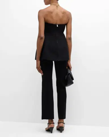 SIMKHAI Ashlon Slim Ankle Pull-On Pants | Thumbnail 5