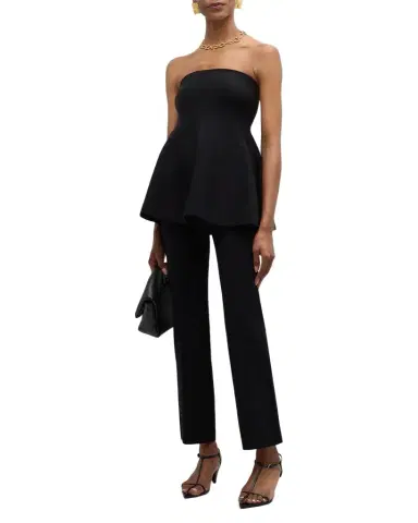SIMKHAI Ashlon Slim Ankle Pull-On Pants | Thumbnail 1