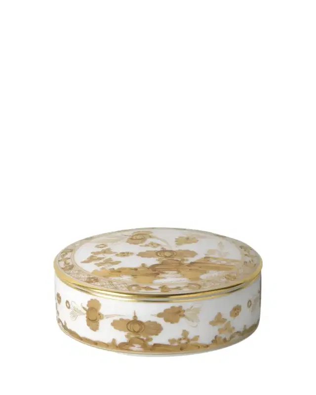 Ginori 1735 Oriente Italiano Round Trinket Box