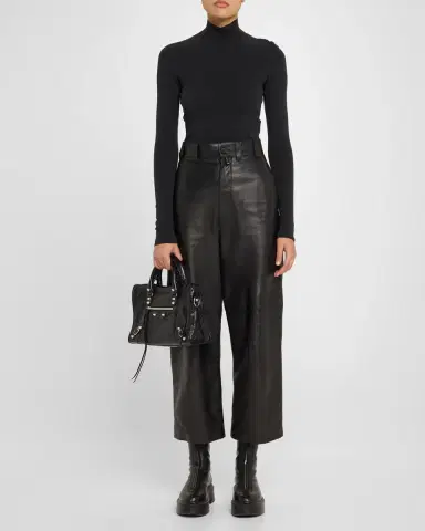 Balenciaga Le City Small Leather Top-Handle Bag | Thumbnail 13