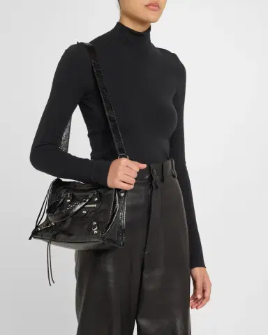 Balenciaga Le City Small Leather Top-Handle Bag | Thumbnail 10