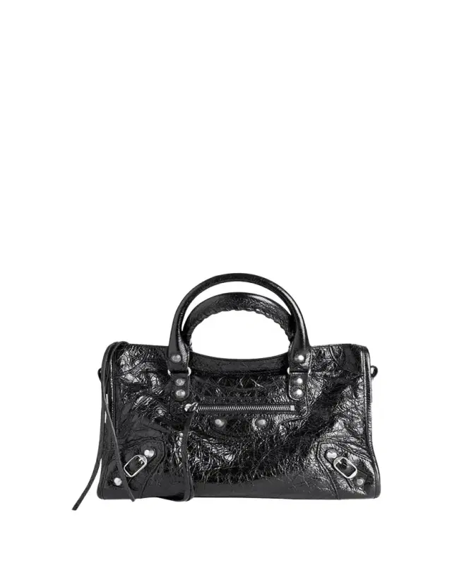 Balenciaga Le City Small Leather Top-Handle Bag