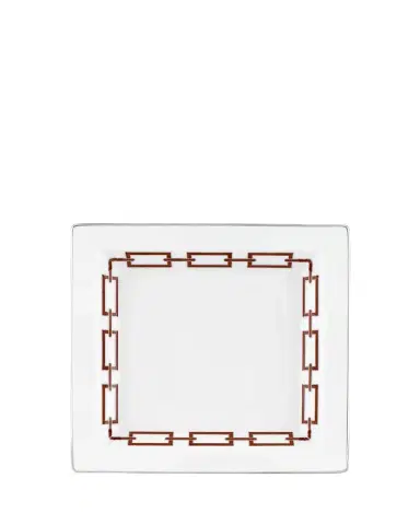 Ginori 1735 Catene Scarlatto Large Square Change Tray | Thumbnail 1