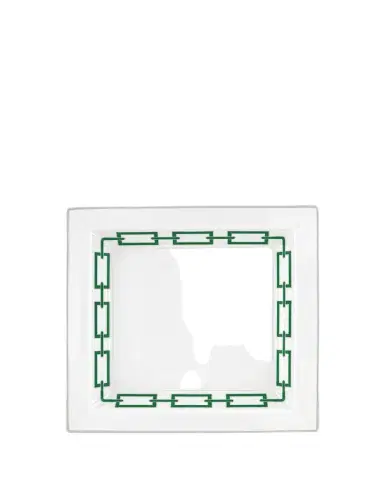 Ginori 1735 Catene Smeraldo Large Square Change Tray | Thumbnail 1