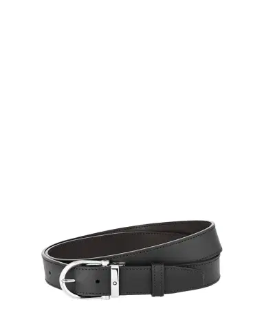 Montblanc Men's Leather Buckle Belt | Thumbnail 1
