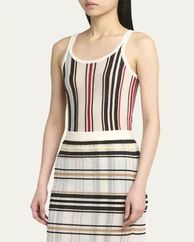 Bottega Veneta Stripe Knit Top | Thumbnail 4 Bottega Veneta Stripe Knit Top | Thumbnail 4