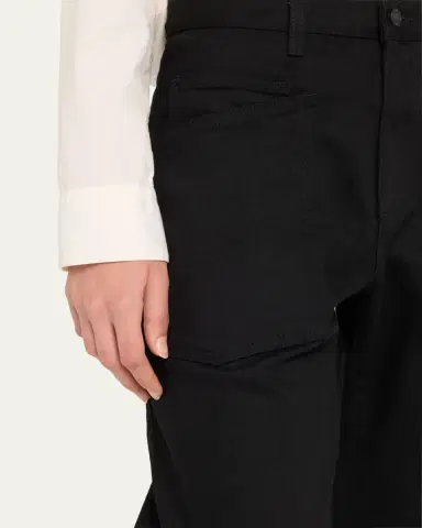 Nili Lotan Shon Curved Denim Pants | Thumbnail 9 Nili Lotan Shon Curved Denim Pants | Thumbnail 9