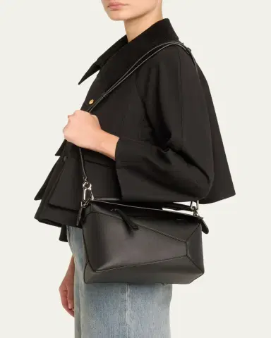 Loewe Puzzle Edge Small Top-Handle Bag in Leather | Thumbnail 2 Loewe Puzzle Edge Small Top-Handle Bag in Leather | Thumbnail 2