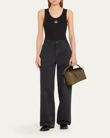 Loewe Puzzle Edge Small Top-Handle Bag in Leather | Thumbnail 9 Loewe Puzzle Edge Small Top-Handle Bag in Leather | Thumbnail 9