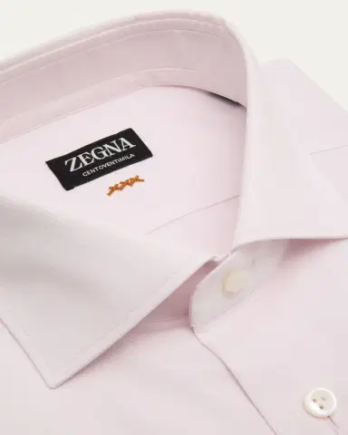 ZEGNA Men's XXX Micro-Stripe Couture Dress Shirt | Thumbnail 2 ZEGNA Men's XXX Micro-Stripe Couture Dress Shirt | Thumbnail 2