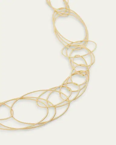 Buccellati Hawaii 18K Yellow Gold Oval Link Necklace | Thumbnail 3