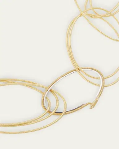 Buccellati Hawaii 18K Yellow Gold Oval Link Necklace | Thumbnail 4
