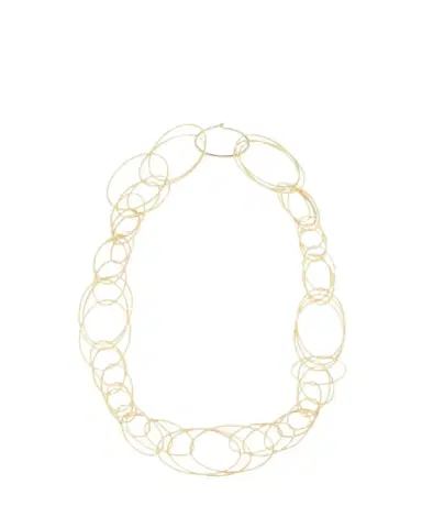 Buccellati Hawaii 18K Yellow Gold Oval Link Necklace | Thumbnail 1