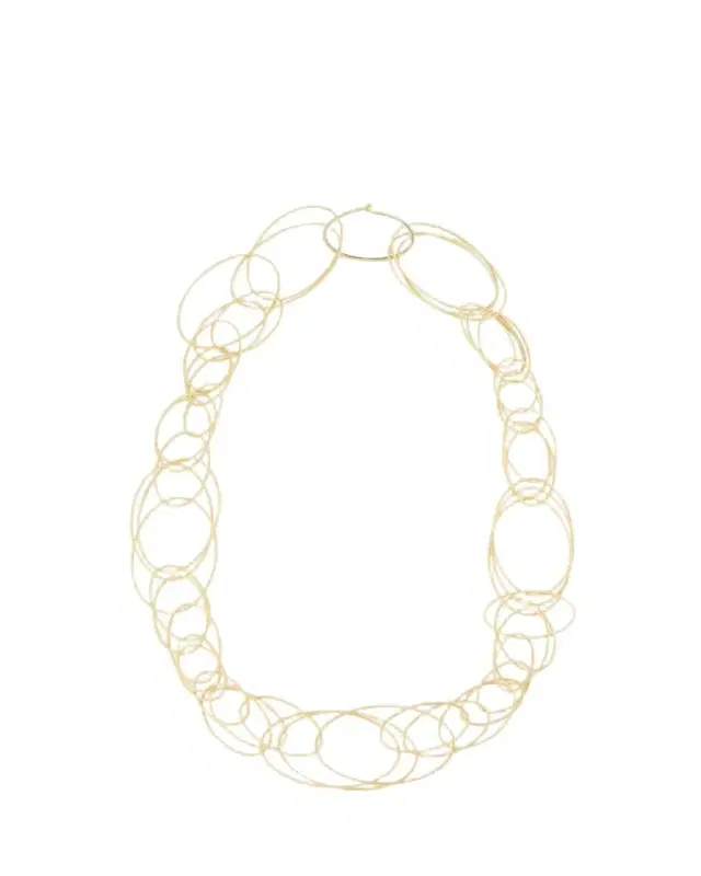 Buccellati Hawaii 18K Yellow Gold Oval Link Necklace