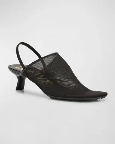 Loewe Petal Mesh Slingback Pumps | Thumbnail 17
