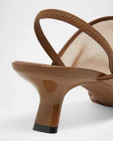 Loewe Petal Mesh Slingback Pumps | Thumbnail 5
