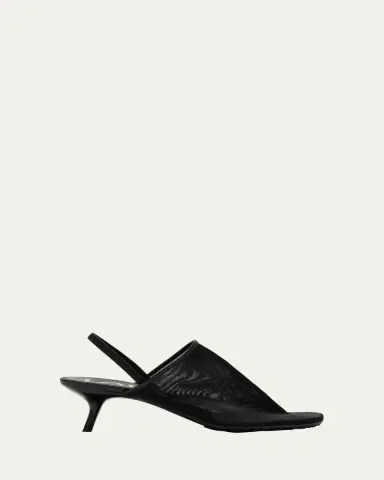Loewe Petal Mesh Slingback Pumps | Thumbnail 7