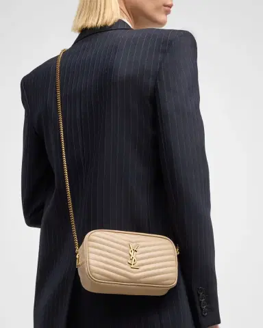 Saint Laurent Lou Mini YSL Camera Bag in Smooth Quilted Leather | Thumbnail 23 Saint Laurent Lou Mini YSL Camera Bag in Smooth Quilted Leather | Thumbnail 23