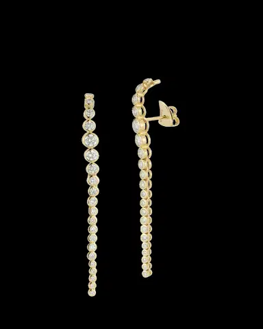 ONDYN Grand River Earrings with Diamonds | Thumbnail 2