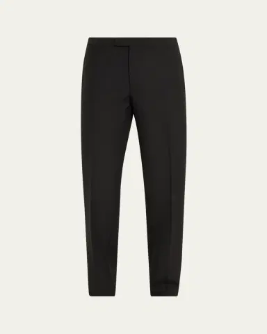 Versace Men's Wool-Mohair Tuxedo Pants | Thumbnail 6 Versace Men's Wool-Mohair Tuxedo Pants | Thumbnail 6