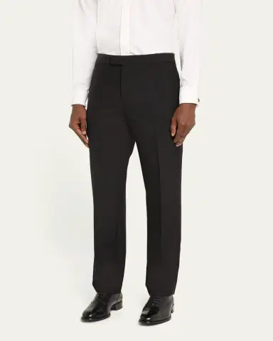 Versace Men's Wool-Mohair Tuxedo Pants | Thumbnail 9 Versace Men's Wool-Mohair Tuxedo Pants | Thumbnail 9