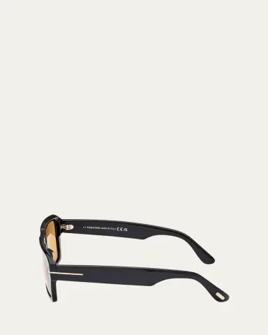 Tom Ford Men's Redford Acetate Rectangle Sunglasses | Thumbnail 3 Tom Ford Men's Redford Acetate Rectangle Sunglasses | Thumbnail 3