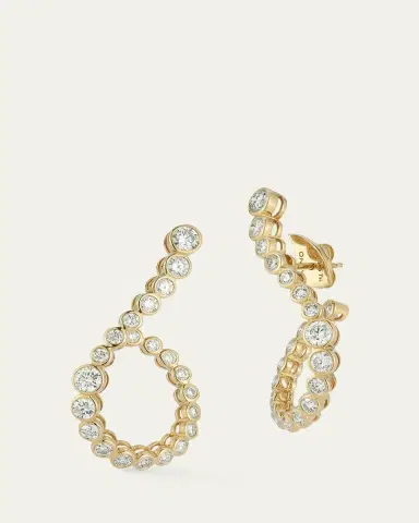 ONDYN Halo Hoop Earrings with Diamonds | Thumbnail 2 ONDYN Halo Hoop Earrings with Diamonds | Thumbnail 2