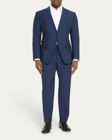 Tom Ford Men's O'Connor Iridescent Poplin Suit | Thumbnail 6