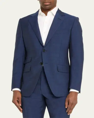 Tom Ford Men's O'Connor Iridescent Poplin Suit | Thumbnail 8