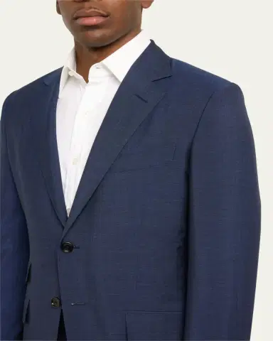 Tom Ford Men's O'Connor Iridescent Poplin Suit | Thumbnail 9