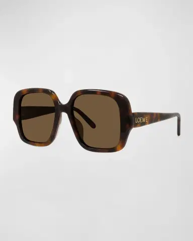 Loewe Logo Acetate Square Sunglasses | Thumbnail 2