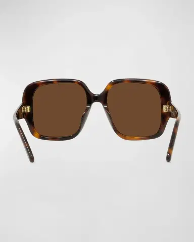 Loewe Logo Acetate Square Sunglasses | Thumbnail 4