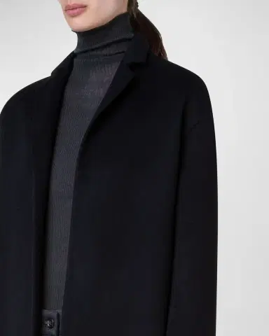 Akris Mae Brushed Cashmere Coat | Thumbnail 3