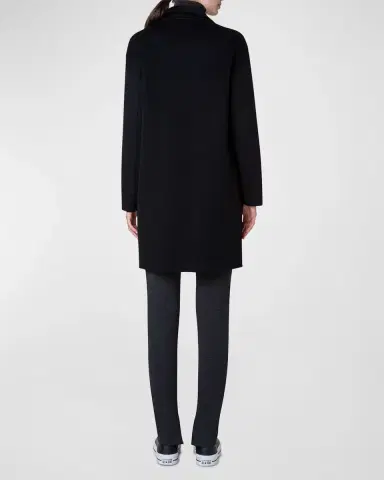 Akris Mae Brushed Cashmere Coat | Thumbnail 4
