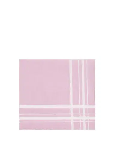 Simonnot Godard Men's Sonata Satin Check Cotton Pocket Square | Thumbnail 1 Simonnot Godard Men's Sonata Satin Check Cotton Pocket Square | Thumbnail 1