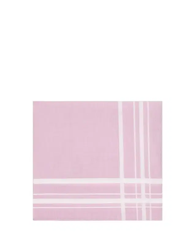 Simonnot Godard Men's Sonata Satin Check Cotton Pocket Square