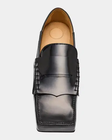 Jacquemus Leather Square-Toe Penny Loafers | Thumbnail 5 Jacquemus Leather Square-Toe Penny Loafers | Thumbnail 5