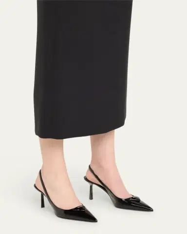 Prada Vernice Leather Slingback Pumps | Thumbnail 2 Prada Vernice Leather Slingback Pumps | Thumbnail 2