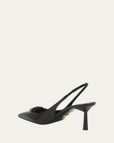 Prada Vernice Leather Slingback Pumps | Thumbnail 4 Prada Vernice Leather Slingback Pumps | Thumbnail 4