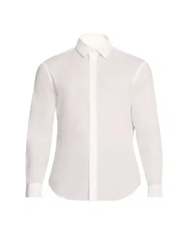Giorgio Armani Men's Seersucker Sport Shirt | Thumbnail 1