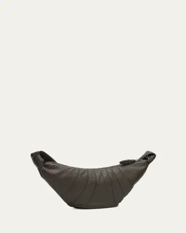 Lemaire Men's Medium Croissant Leather Crossbody Bag | Thumbnail 3 Lemaire Men's Medium Croissant Leather Crossbody Bag | Thumbnail 3
