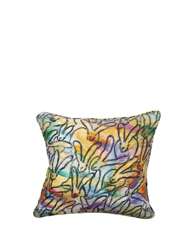 Wonderland Double-Sided Pillow, 22" Square
