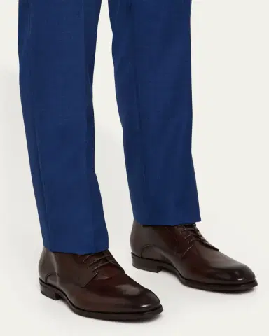 Bergdorf Goodman Men's Calf Leather Derby Shoes | Thumbnail 2