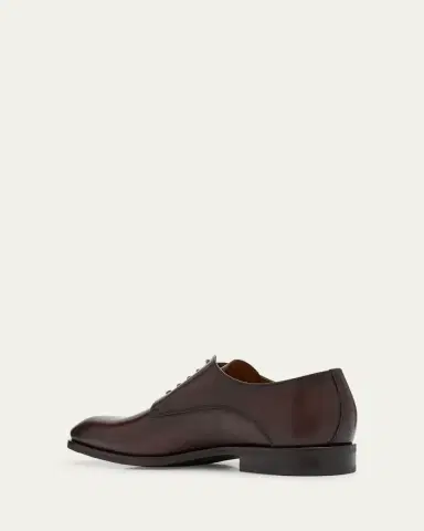 Bergdorf Goodman Men's Calf Leather Derby Shoes | Thumbnail 4
