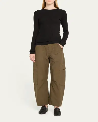 Citizens of Humanity Bina Rib-Knit Crewneck Top | Thumbnail 2